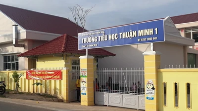 Bình Thuận: Nhà thầu nào trúng gói xây trường Thuận Minh 1?