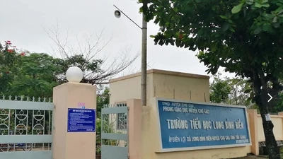 Tiền Giang: Lộ diện nhà thầu xây trường Long Bình Điền