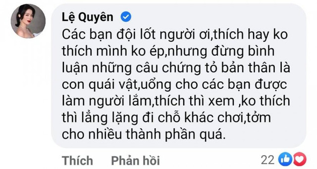 Lệ Quyên đáp trả cực gắt khi thú cưng bị chê bai - Hình 2 Le Quyen dap tra cuc gat khi thu cung bi che bai-Hinh-2