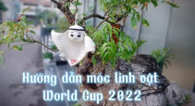 Handmade linh vật World Cup 2022 La’eeb từ đủ loại chất liệu - Hình 5 Handmade linh vat World Cup 2022 La’eeb tu du loai chat lieu-Hinh-5