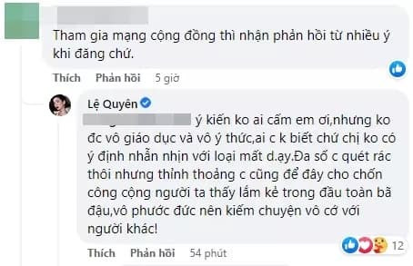 Lệ Quyên mắng anti-fan vì mỉa mai Lâm Bảo Châu yêu vì tiền - Hình 6 Le Quyen mang anti-fan vi mia mai Lam Bao Chau yeu vi tien-Hinh-6