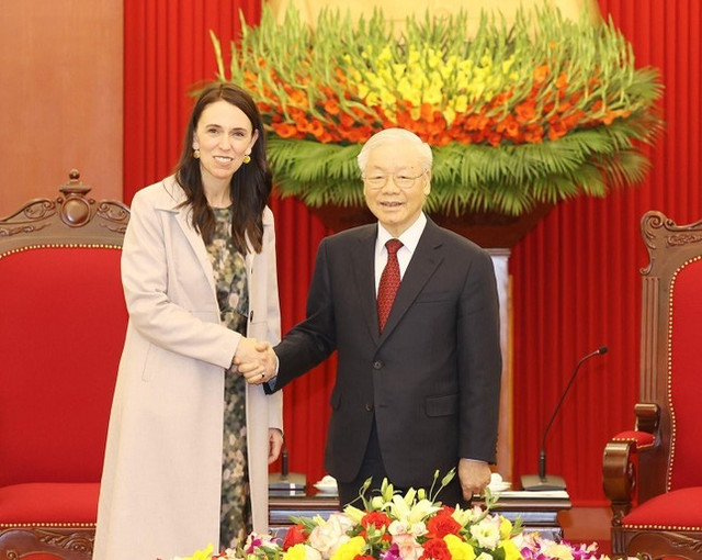 Việt Nam - New Zealand hướng tới kim ngạch thương mại song phương 2 tỷ USD Viet Nam - New Zealand huong toi kim ngach thuong mai song phuong 2 ty USD