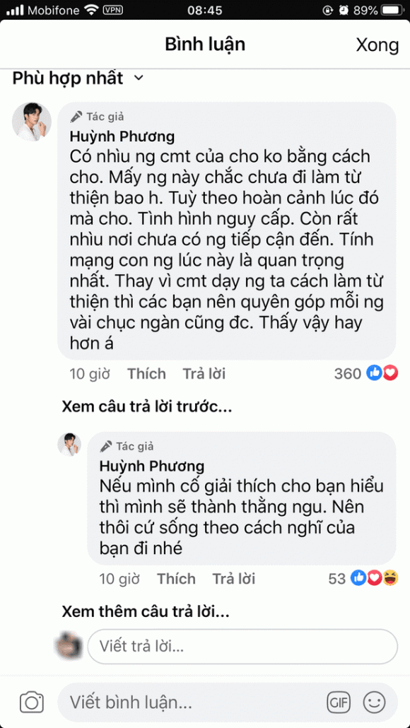 Đoàn cứu trợ bị trách vì ném quà cho dân, Huỳnh Phương nói gì? - Hình 3 Doan cuu tro bi trach vi nem qua cho dan, Huynh Phuong noi gi?-Hinh-3