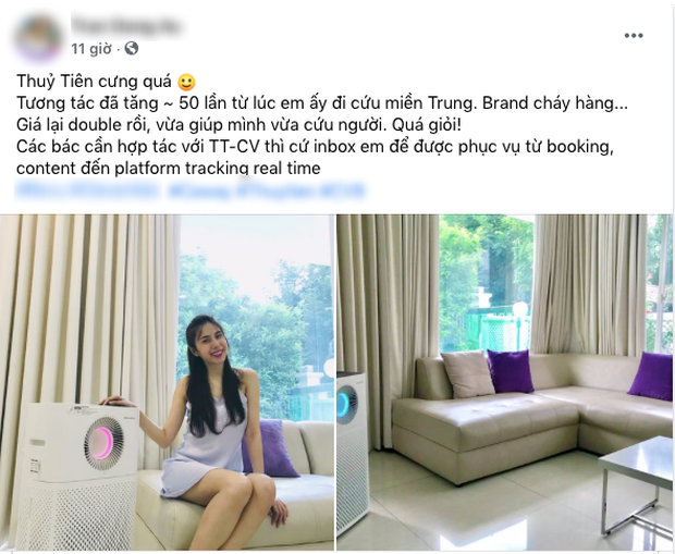 Giới quảng cáo hé lộ về Thủy Tiên: "Brand cháy hàng, giá gấp đôi“ Gioi quang cao he lo ve Thuy Tien: