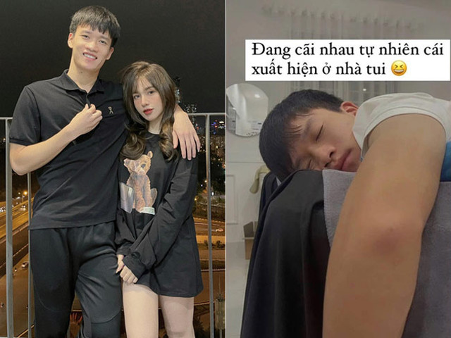 Chân dung cô gái khiến cầu thủ Hoàng Đức bay từ Bắc vào Nam làm lành Chan dung co gai khien cau thu Hoang Duc bay tu Bac vao Nam lam lanh