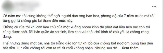 Chồng cũ nhếch nhác đèo con đi giao hàng nhìn mà thê thảm Chong cu nhech nhac deo con di giao hang nhin ma the tham