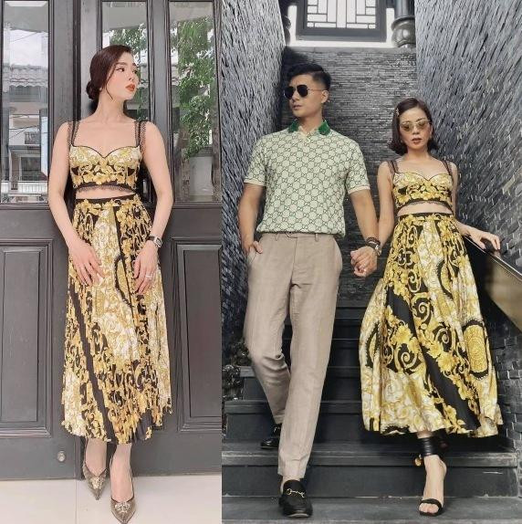 Sóng đôi bồ trẻ, Lệ Quyên diện đi diện lại váy cũ dù đồ hiệu ê hề - Hình 7 Song doi bo tre, Le Quyen dien di dien lai vay cu du do hieu e he-Hinh-7
