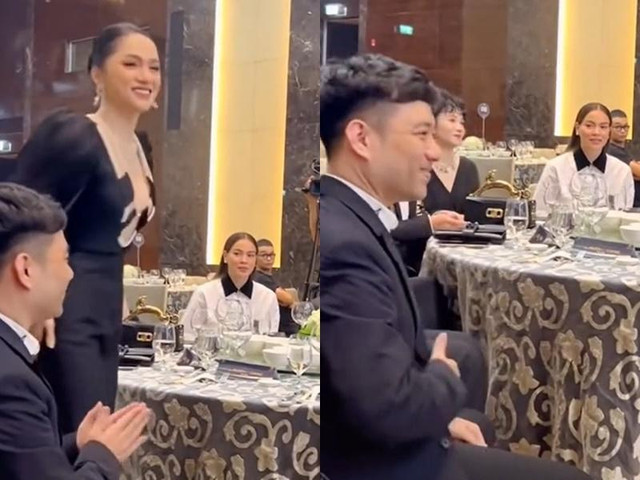 Lệ Quyên - Hồ Ngọc Hà phản ứng thế nào khi ngồi chung bàn tiệc? - Hình 2 Le Quyen - Ho Ngoc Ha phan ung the nao khi ngoi chung ban tiec?-Hinh-2