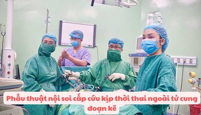 Cứu sản phụ bị thai ngoài tử cung nguy hiểm Cuu san phu bi thai ngoai tu cung nguy hiem