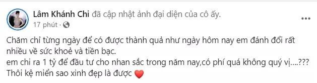 Lâm Khánh Chi lộ dấu hiệu lão hóa dù bỏ 1 tỷ đồng tân trang - Hình 2 Lam Khanh Chi lo dau hieu lao hoa du bo 1 ty dong tan trang-Hinh-2
