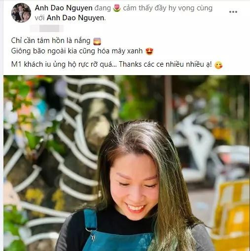 Vợ Hồng Đăng động viên bản thân "cố lên" giữa ồn ào của chồng - Hình 3 Vo Hong Dang dong vien ban than