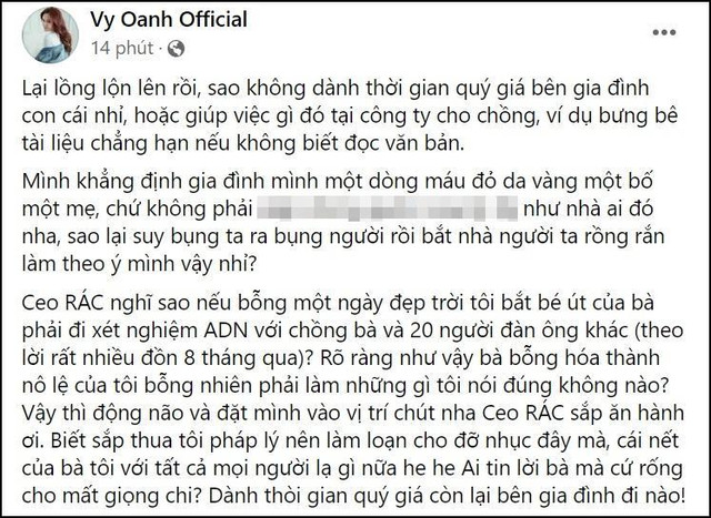 Bà Phương Hằng tuyên bố khởi kiện Vy Oanh - Hình 4 Ba Phuong Hang tuyen bo khoi kien Vy Oanh-Hinh-4