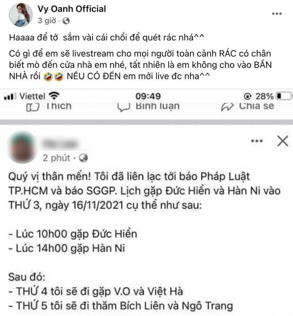 Nữ đại gia chốt ngày đến gặp, Vy Oanh vỗ mặt: "Sắm chổi quét rác" Nu dai gia chot ngay den gap, Vy Oanh vo mat: