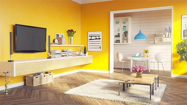 Chọn màu sơn phòng khách hợp với mệnh chủ nhà - Hình 6 Chon mau son phong khach hop voi menh chu nha-Hinh-6