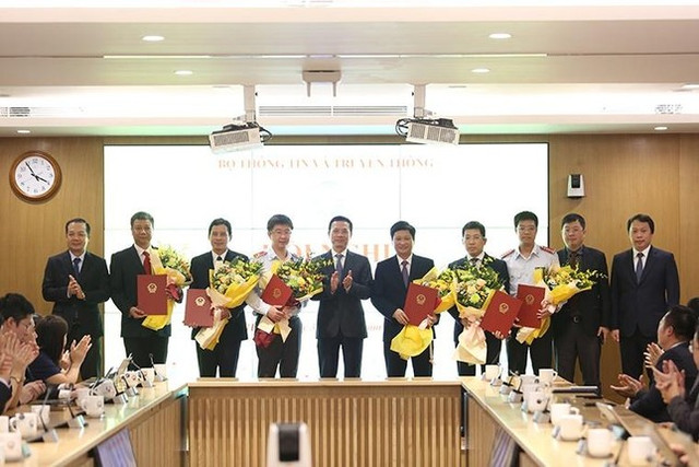 Bộ Thông tin và Truyền thông bổ nhiệm lãnh đạo 6 đơn vị Bo Thong tin va Truyen thong bo nhiem lanh dao 6 don vi