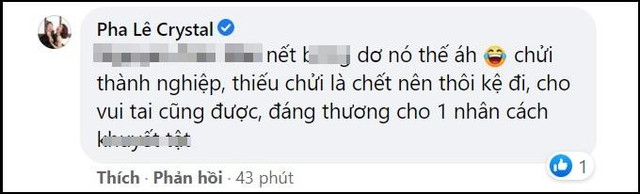 Ca sĩ Pha Lê và dân trong nghề chửi nhau như chợ vỡ - Hình 5 Ca si Pha Le va dan trong nghe chui nhau nhu cho vo-Hinh-5