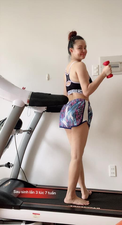 Vy Oanh khoe thân hình giảm 13kg sau 7 tuần sinh con thứ 3 - Hình 4 Vy Oanh khoe than hinh giam 13kg sau 7 tuan sinh con thu 3-Hinh-4
