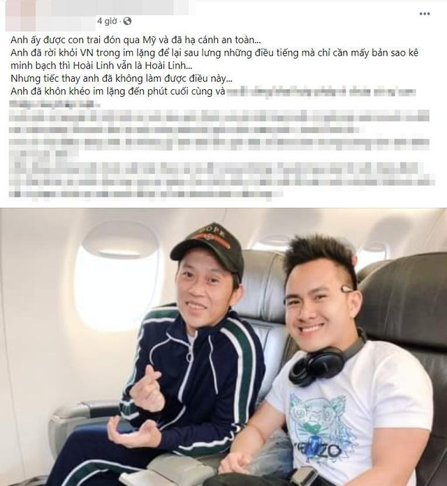 Rộ tin đồn con trai đón Hoài Linh về Mỹ, đã hạ cánh? Ro tin don con trai don Hoai Linh ve My, da ha canh?