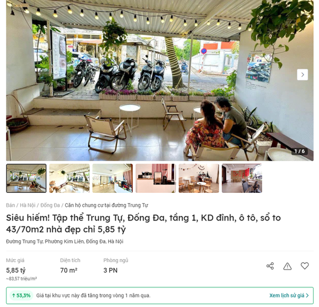 Nhà tập thể cũ “hết đát” vẫn được săn đón với giá trên trời - Hình 2 Nha tap the cu “het dat” van duoc san don voi gia tren troi-Hinh-2