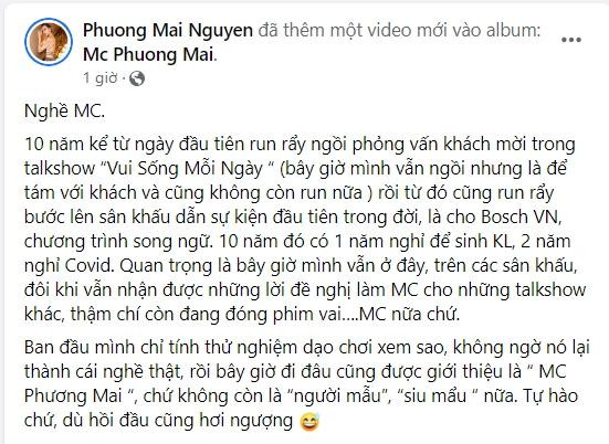 Phương Mai mỉa mai trình độ làm MC của siêu mẫu đình đám - Hình 2 Phuong Mai mia mai trinh do lam MC cua sieu mau dinh dam-Hinh-2