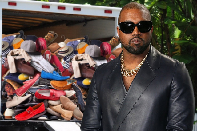 Kanye West mang theo 500 đôi giày rời khỏi nhà Kim Kardashian Kanye West mang theo 500 doi giay roi khoi nha Kim Kardashian
