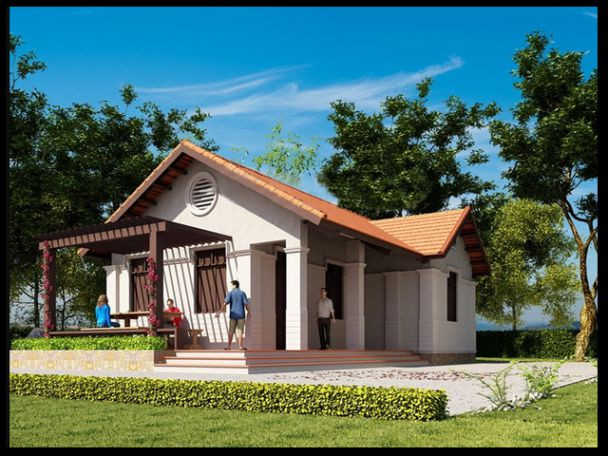 4 kiểu nhà cấp 4 mái thái chi phí 150 triệu đẹp long lanh - Hình 4 4 kieu nha cap 4 mai thai chi phi 150 trieu dep long lanh-Hinh-4