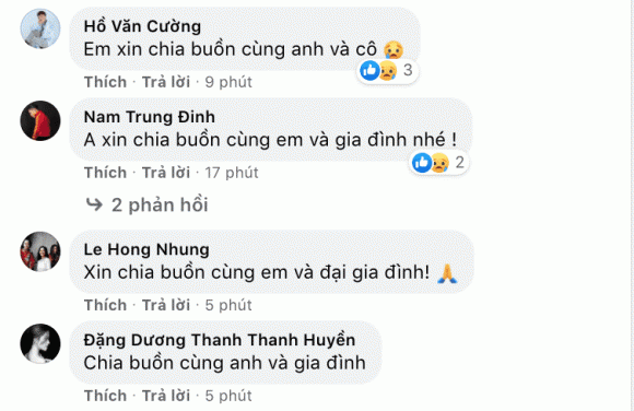 Trọng Hiếu báo tin bố ruột qua đời, sao Việt đau xót chia buồn - Hình 2 Trong Hieu bao tin bo ruot qua doi, sao Viet dau xot chia buon-Hinh-2