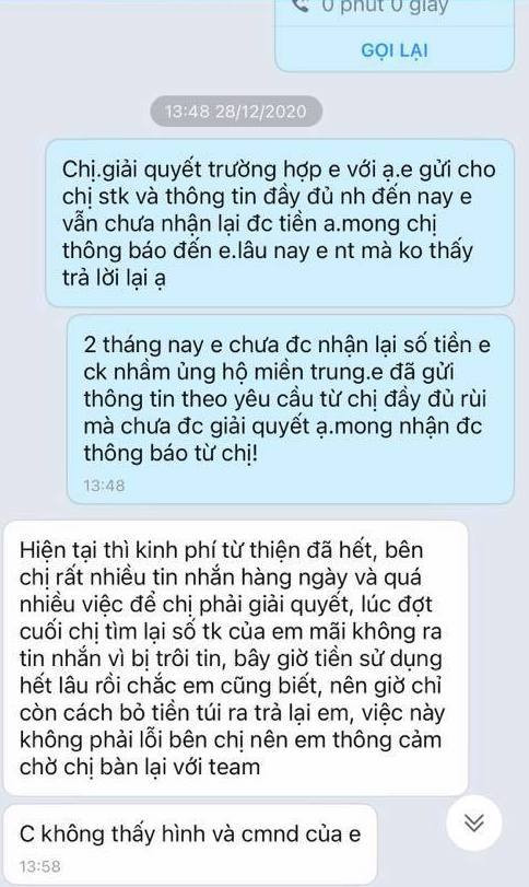 Thủy Tiên bị bóc không trả gần 30 triệu chuyển khoản từ thiện nhầm - Hình 4 Thuy Tien bi boc khong tra gan 30 trieu chuyen khoan tu thien nham-Hinh-4