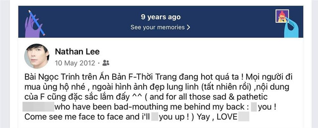 Nathan Lee chỉ đích danh Ngọc Trinh: "Tao cười vào mặt mày" - Hình 7 Nathan Lee chi dich danh Ngoc Trinh: