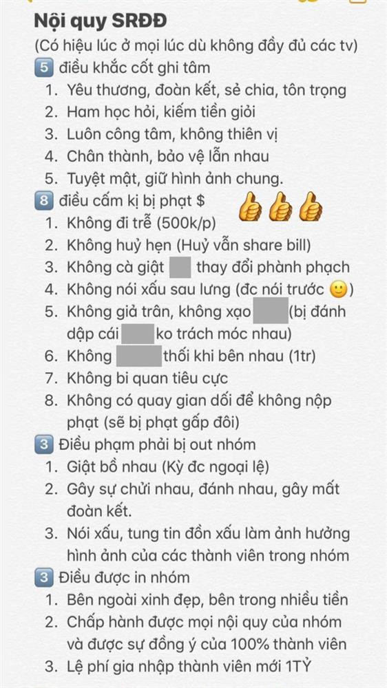Điều kiện nhập hội bạn Ngọc Trinh: Nộp phí 1 tỷ, không giật bồ nhau - Hình 2 Dieu kien nhap hoi ban Ngoc Trinh: Nop phi 1 ty, khong giat bo nhau-Hinh-2