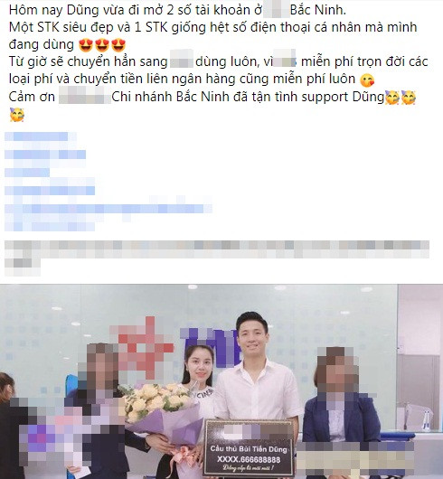 Bùi Tiến Dũng khoe số tài khoản ngân hàng, nhìn biết ngay đại gia Bui Tien Dung khoe so tai khoan ngan hang, nhin biet ngay dai gia