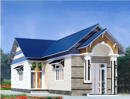 Loạt mẫu nhà cấp 4 chữ L hợp mốt, tiết kiệm gia chủ thích mê - Hình 2 Loat mau nha cap 4 chu L hop mot, tiet kiem gia chu thich me-Hinh-2