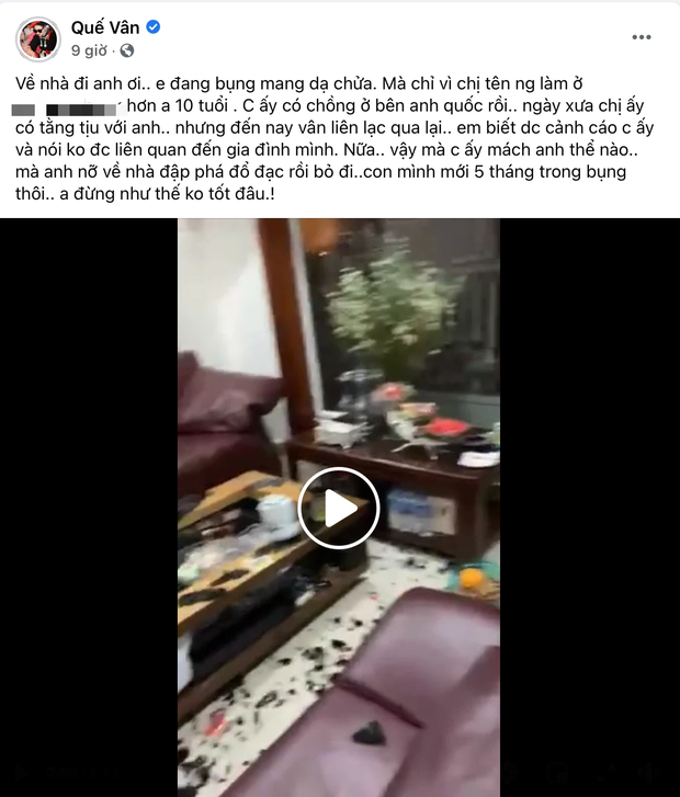 Bà bầu Quế Vân tố bạn trai bạc bẽo, dọa "để con không cha" - Hình 3 Ba bau Que Van to ban trai bac beo, doa