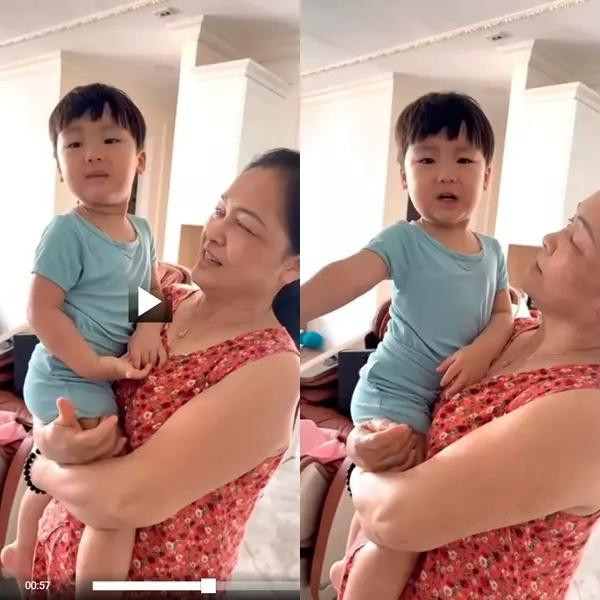 Quý tử mừng sinh nhật Hòa Minzy, nói một câu làm mẹ vỡ òa - Hình 6 Quy tu mung sinh nhat Hoa Minzy, noi mot cau lam me vo oa-Hinh-6