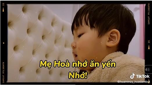Quý tử mừng sinh nhật Hòa Minzy, nói một câu làm mẹ vỡ òa - Hình 4 Quy tu mung sinh nhat Hoa Minzy, noi mot cau lam me vo oa-Hinh-4