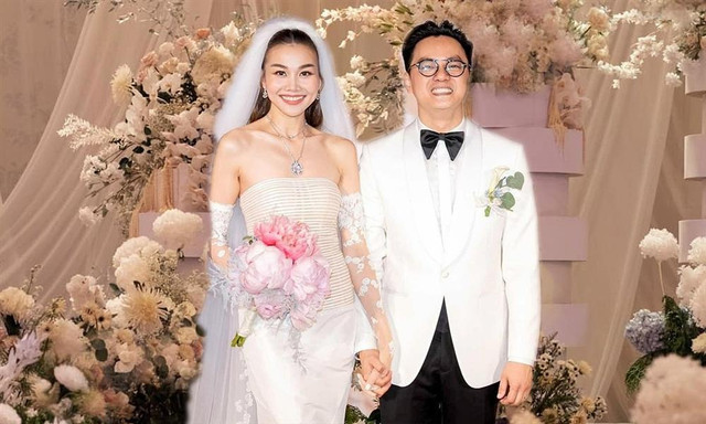 4 bó hoa cưới độc đáo và đắt đỏ của sao Việt - Hình 2 4 bo hoa cuoi doc dao va dat do cua sao Viet-Hinh-2