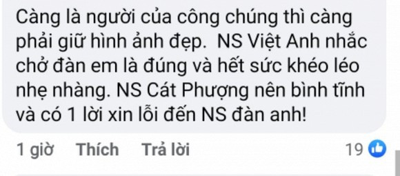 Cát Phượng phản ứng gắt về lời nhắc nhở của nghệ sĩ Việt Anh - Hình 6 Cat Phuong phan ung gat ve loi nhac nho cua nghe si Viet Anh-Hinh-6