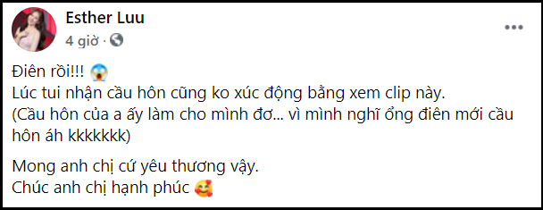 Hari Won, Quỳnh Anh khóc khi xem Kim Lý cầu hôn Hồ Ngọc Hà - Hình 4 Hari Won, Quynh Anh khoc khi xem Kim Ly cau hon Ho Ngoc Ha-Hinh-4