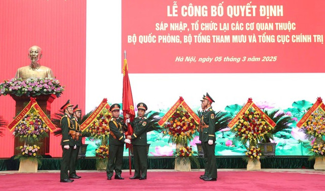 Bộ Quốc phòng công bố quyết định sáp nhập, tổ chức lại một số cơ quan - Hình 3 Bo Quoc phong cong bo quyet dinh sap nhap, to chuc lai mot so co quan-Hinh-3