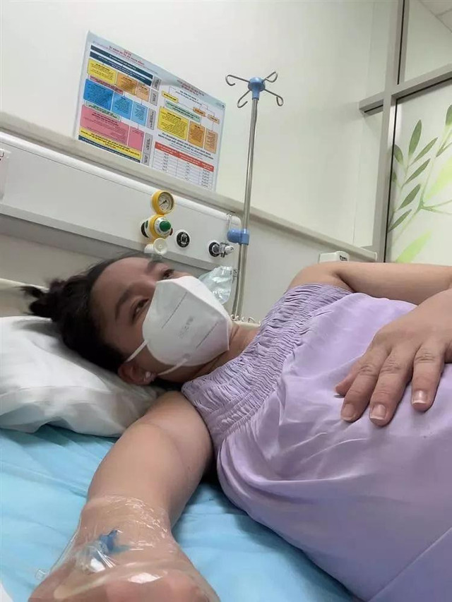 Vợ Lê Dương Bảo Lâm phải lấy dây đỡ bầu sát ngày sinh - Hình 7 Vo Le Duong Bao Lam phai lay day do bau sat ngay sinh-Hinh-7