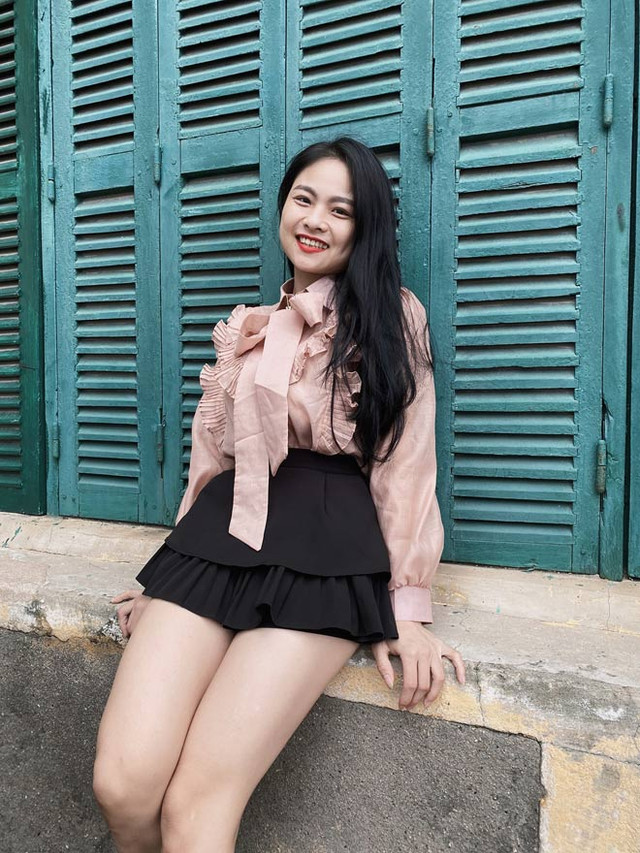 Bị chê “dáng quả táo cắm que”, cô gái “lột xác” ngoạn mục - Hình 3 Bi che “dang qua tao cam que”, co gai “lot xac” ngoan muc-Hinh-3