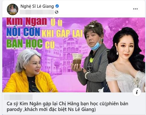 Mượn hình ảnh Kim Ngân làm hài, Lê Giang bị chỉ trích kém duyên - Hình 3 Muon hinh anh Kim Ngan lam hai, Le Giang bi chi trich kem duyen-Hinh-3