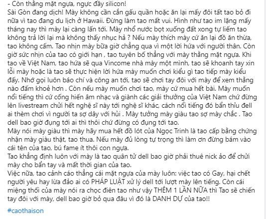 Cao Thái Sơn thách Nathan Lee "giỏi mua hết đồ lót Ngọc Trinh đi" - Hình 3 Cao Thai Son thach Nathan Lee