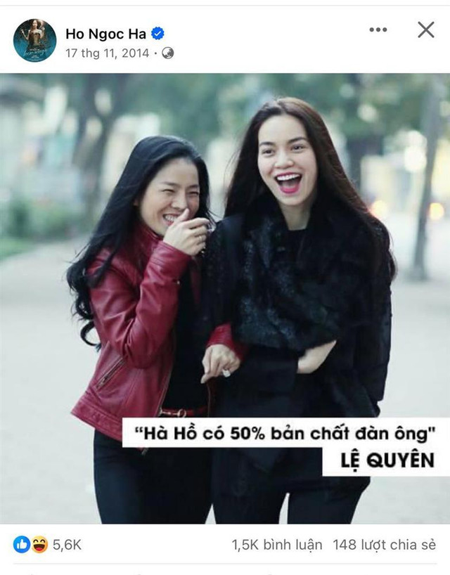 Nghi vấn 'cạch mặt' Lệ Quyên, Hà Hồ vẫn giữ lại điều tình nghĩa này Nghi van 'cach mat' Le Quyen, Ha Ho van giu lai dieu tinh nghia nay