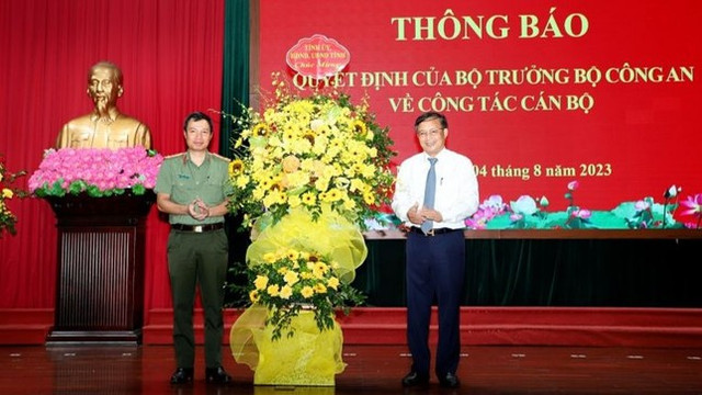 PGĐ Công an Hà Nam được điều động làm PGĐ Công an An Giang PGD Cong an Ha Nam duoc dieu dong lam PGD Cong an An Giang