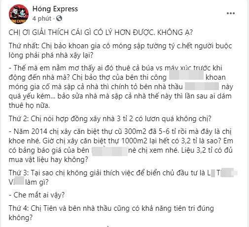 Dân mạng chất vấn 7 bất thường việc Thủy Tiên xây biệt thự mới - Hình 3 Dan mang chat van 7 bat thuong viec Thuy Tien xay biet thu moi-Hinh-3