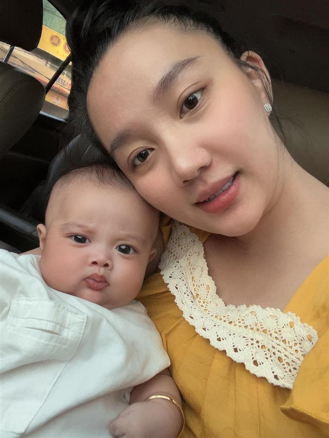 Con lớn nhanh, Lê Dương Bảo Lâm 'có lúc tưởng vợ ôm thằng nào' - Hình 5 Con lon nhanh, Le Duong Bao Lam 'co luc tuong vo om thang nao'-Hinh-5