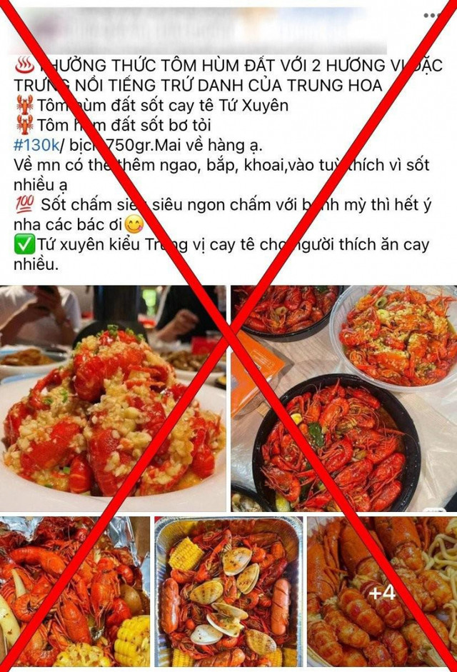 Tôm hùm đất nguy hại được rao bán tràn lan tiền triệu - Hình 2 Tom hum dat nguy hai duoc rao ban tran lan tien trieu-Hinh-2