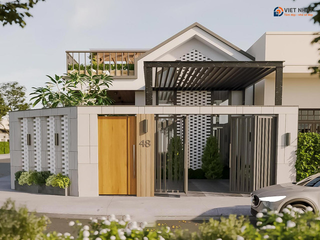 Những mẫu nhà cấp 4 được săn đón với thiết kế độc đáo - Hình 10 Nhung mau nha cap 4 duoc san don voi thiet ke doc dao-Hinh-10