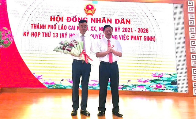 Thành phố Lào Cai có tân Phó Chủ tịch UBND Thanh pho Lao Cai co tan Pho Chu tich UBND